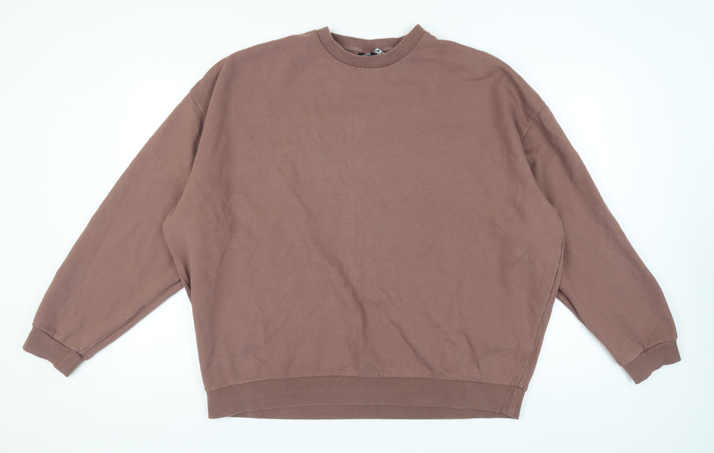 ASOS DESIGN Men's Brown Pullover Sweatshirt 3XL