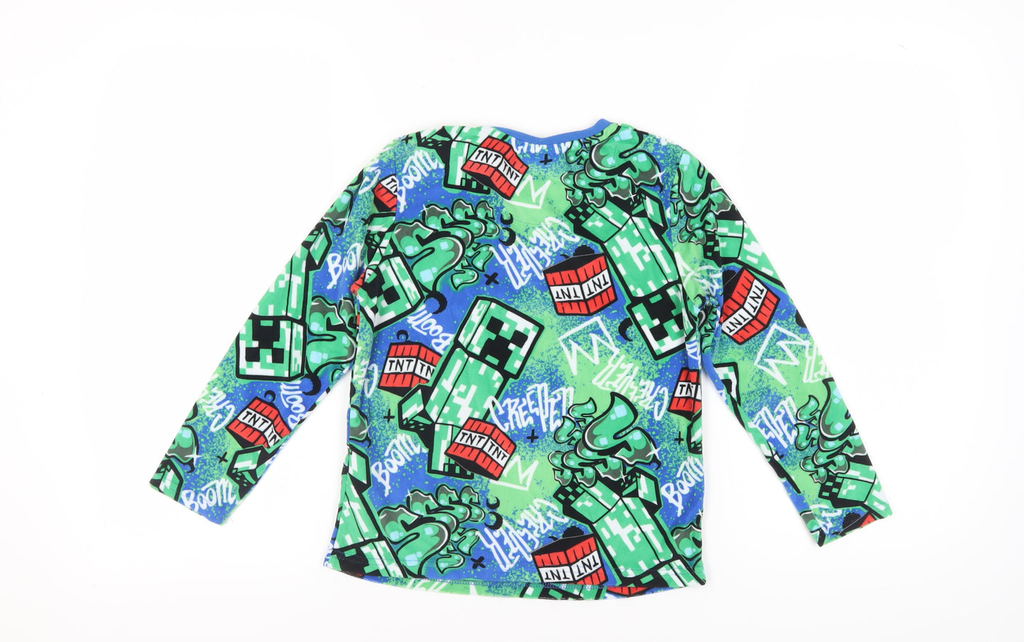 Minecraft Boys Multicoloured Long Sleeve Pyjama Top 8-9 Years