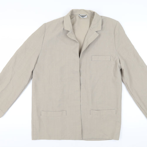 Jacques Vert Beige Women's Blazer Size 14 Regular