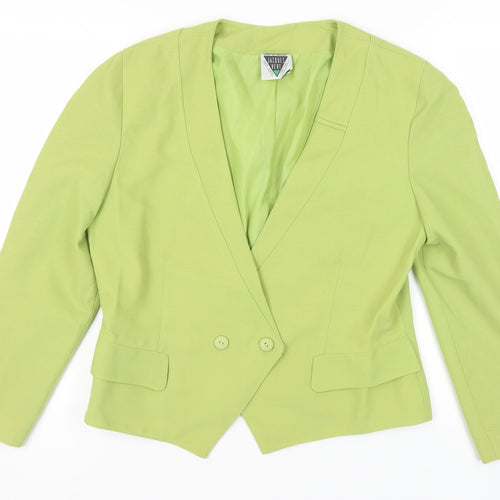 Jacques Vert Women's Green Blazer Suit Jacket Size 14