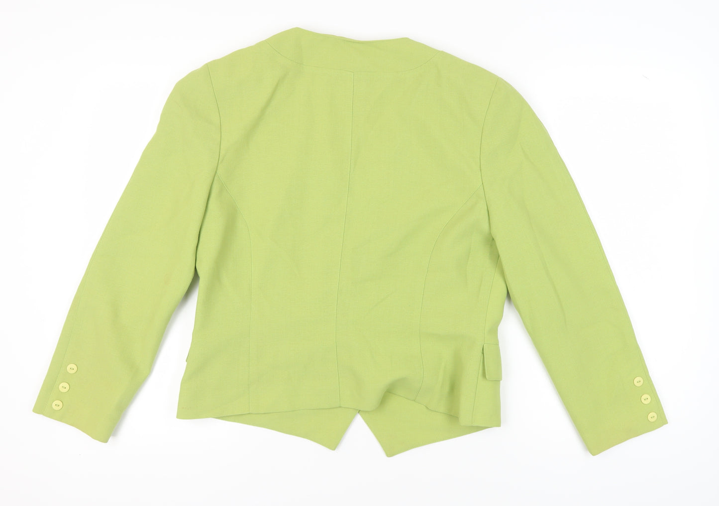 Jacques Vert Women's Green Blazer Suit Jacket Size 14