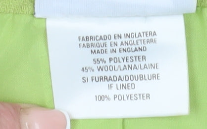 Jacques Vert Women's Green Blazer Suit Jacket Size 14