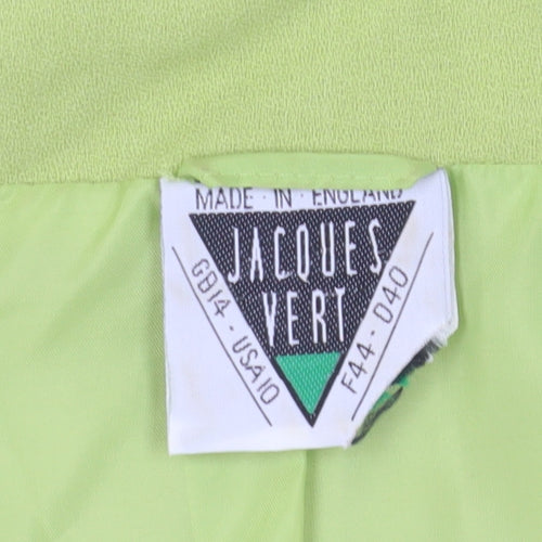 Jacques Vert Women's Green Blazer Suit Jacket Size 14
