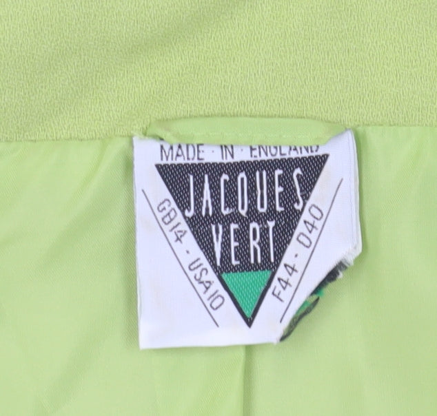 Jacques Vert Women's Green Blazer Suit Jacket Size 14