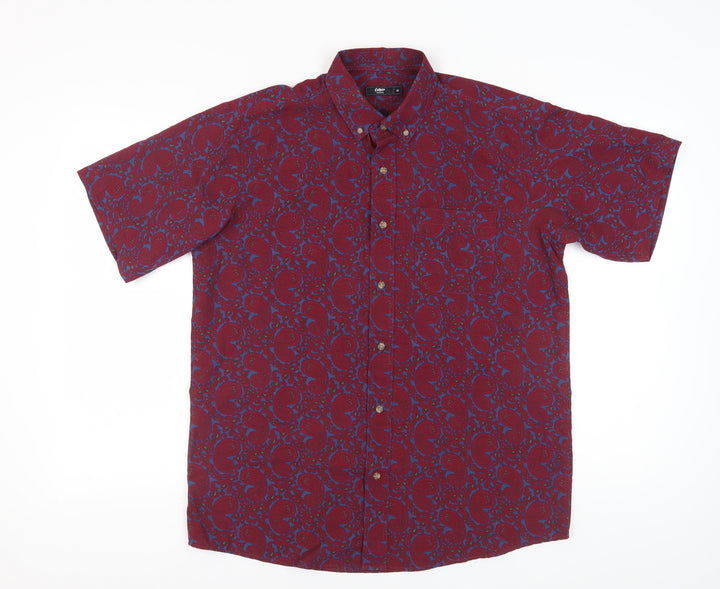 Cotton Traders Men's Multicoloured Paisley Shirt M