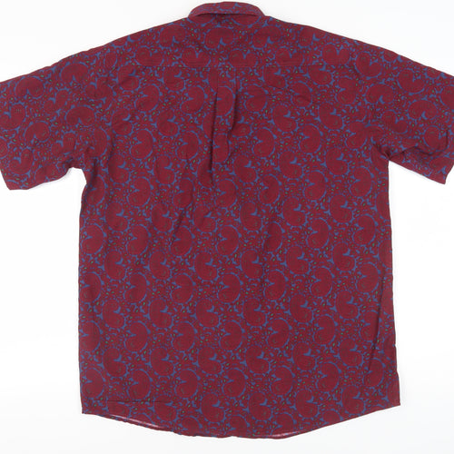 Cotton Traders Men's Multicoloured Paisley Shirt M