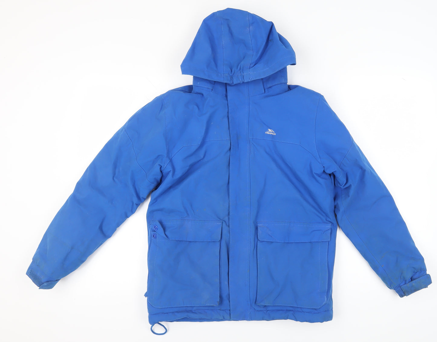 Trespass Boys' Blue Parka 12Y Winter Waterproof Jacket