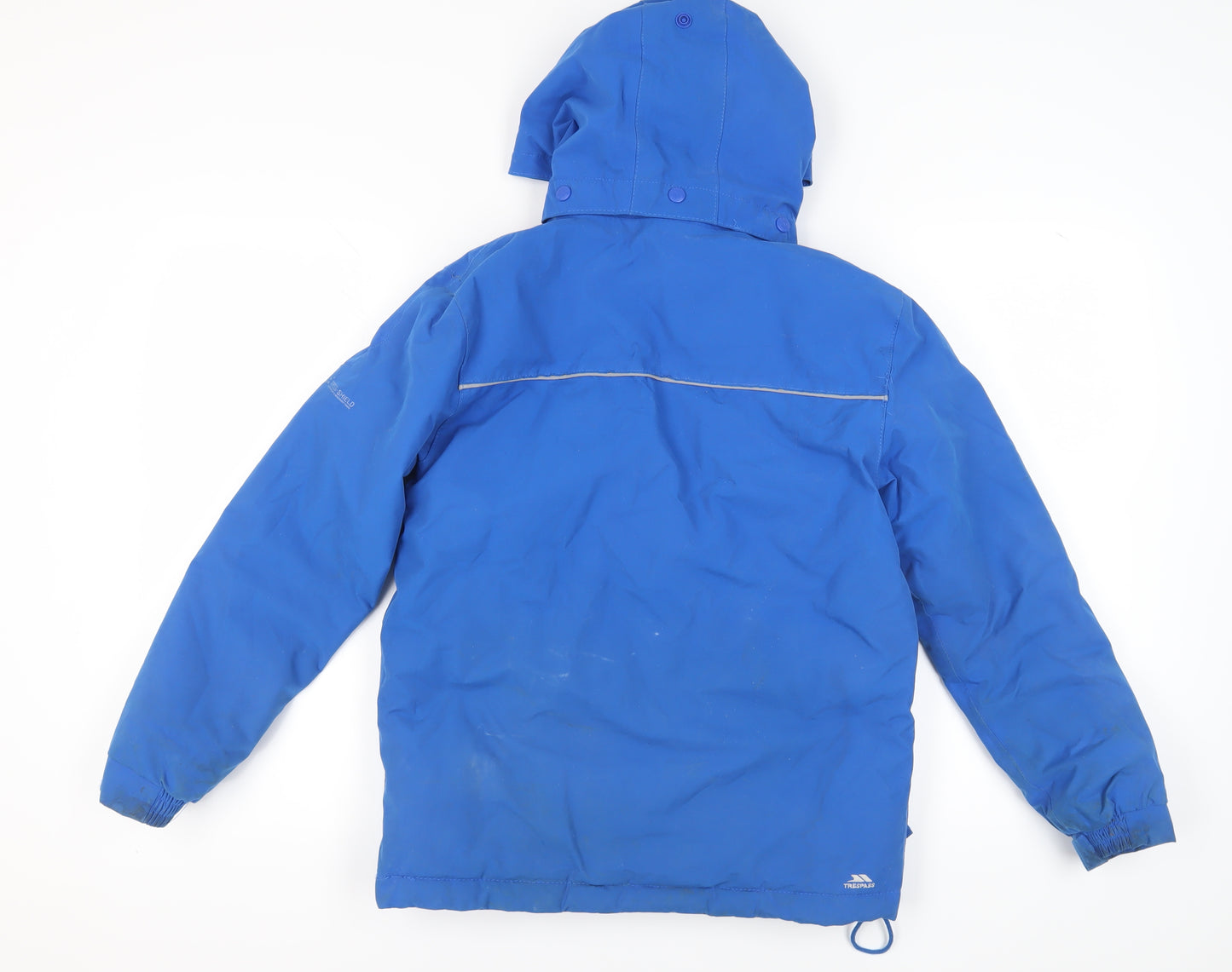 Trespass Boys' Blue Parka 12Y Winter Waterproof Jacket