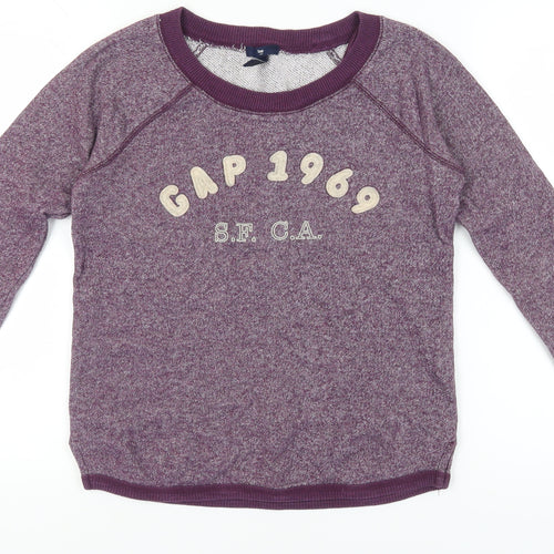 GAP Women's Purple Pullover Sweatshirt S