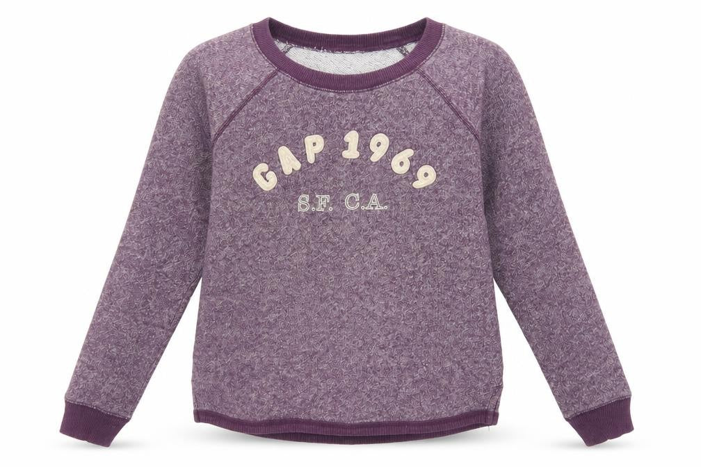 Front view of Gap Women's Purple Pullover Sweatshirt S