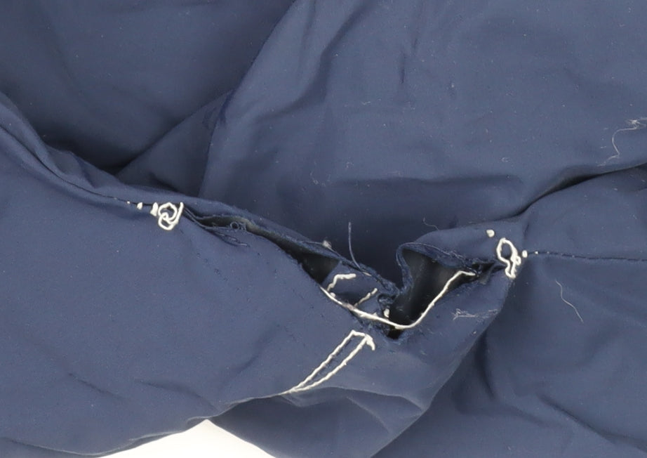 Jack Wills Men's Blue Hooded Windbreaker Jacket L