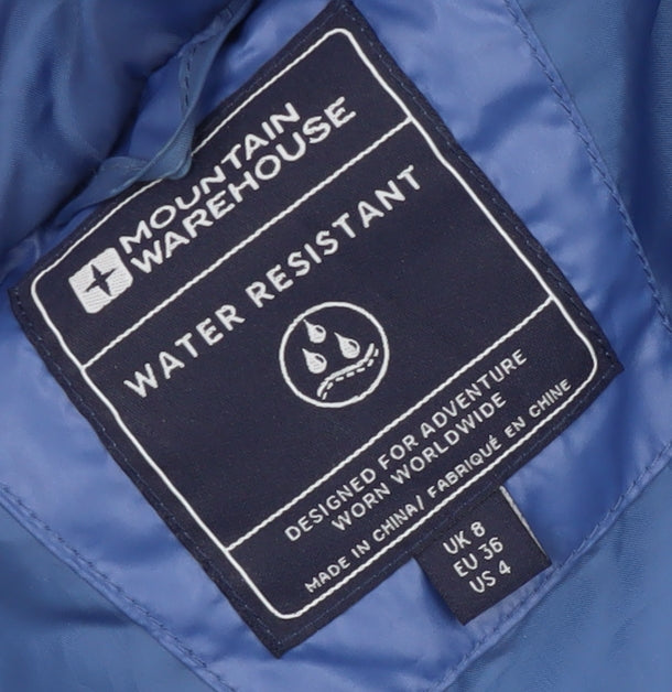 Mountain Warehouse Women's Blue Puffer Jacket Size 8
