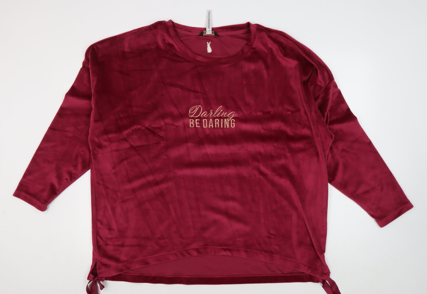 Ann Summers Red Women's Nightshirt L, Long Sleeve