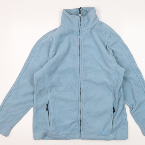 Célént Women's Blue Fleece Jacket Size 12