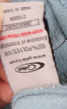 Célént Women's Blue Fleece Jacket Size 12