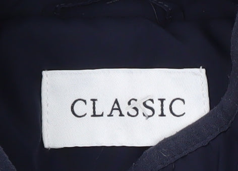 Marks and Spencer Women's Blue Quilted Jacket, Size 16