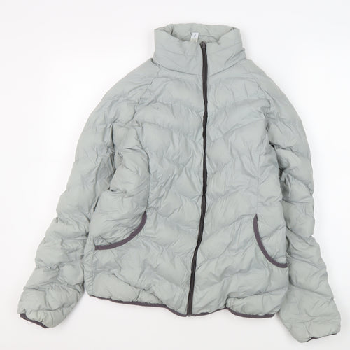 Kyou Women’s Grey Puffer Jacket L Regular Fit