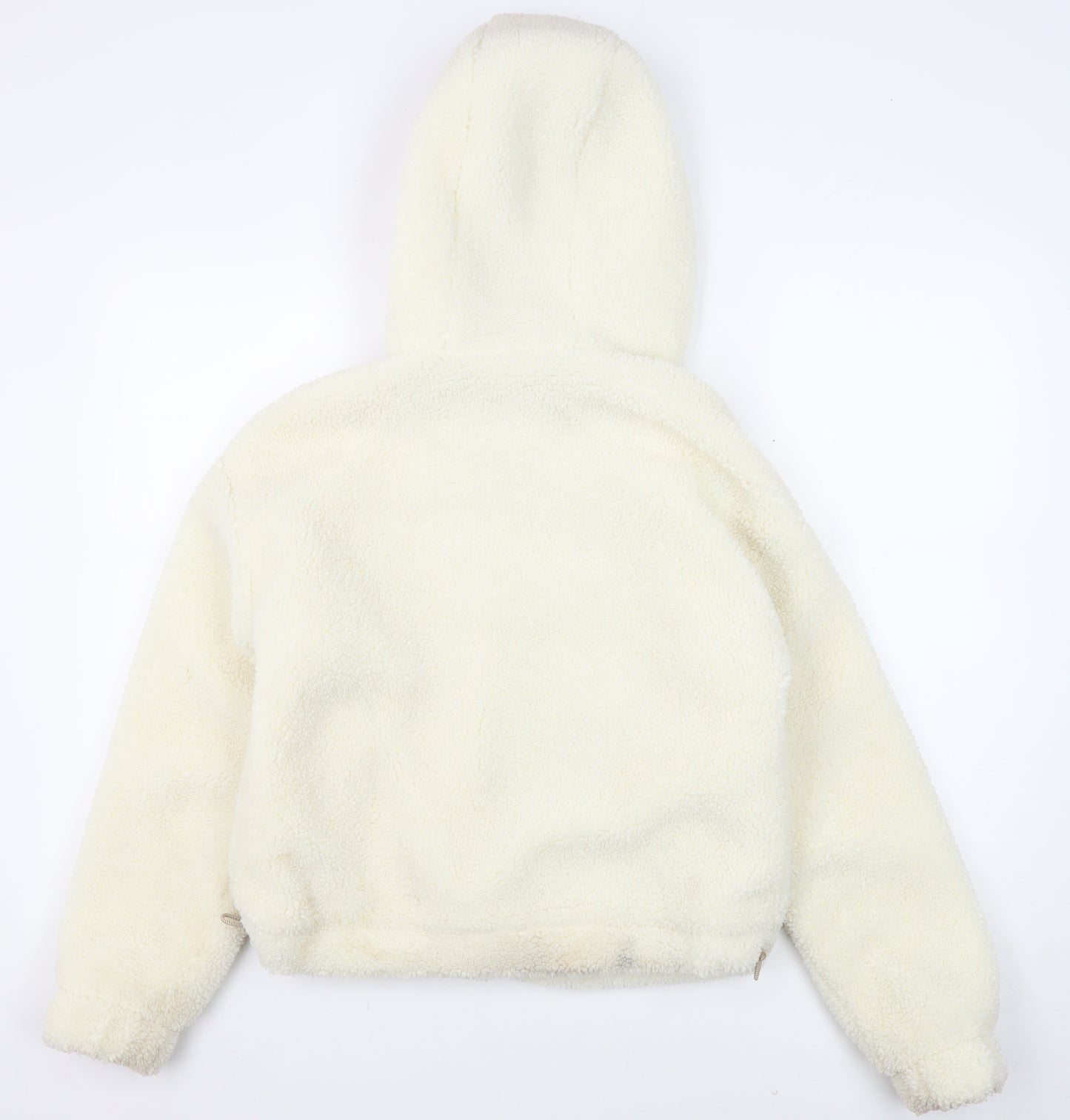 Gap Women’s Ivory Fleece Hooded Jacket XS