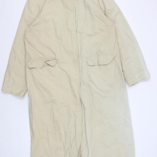 Monsoon Women's Beige Long Trench Coat Size 10