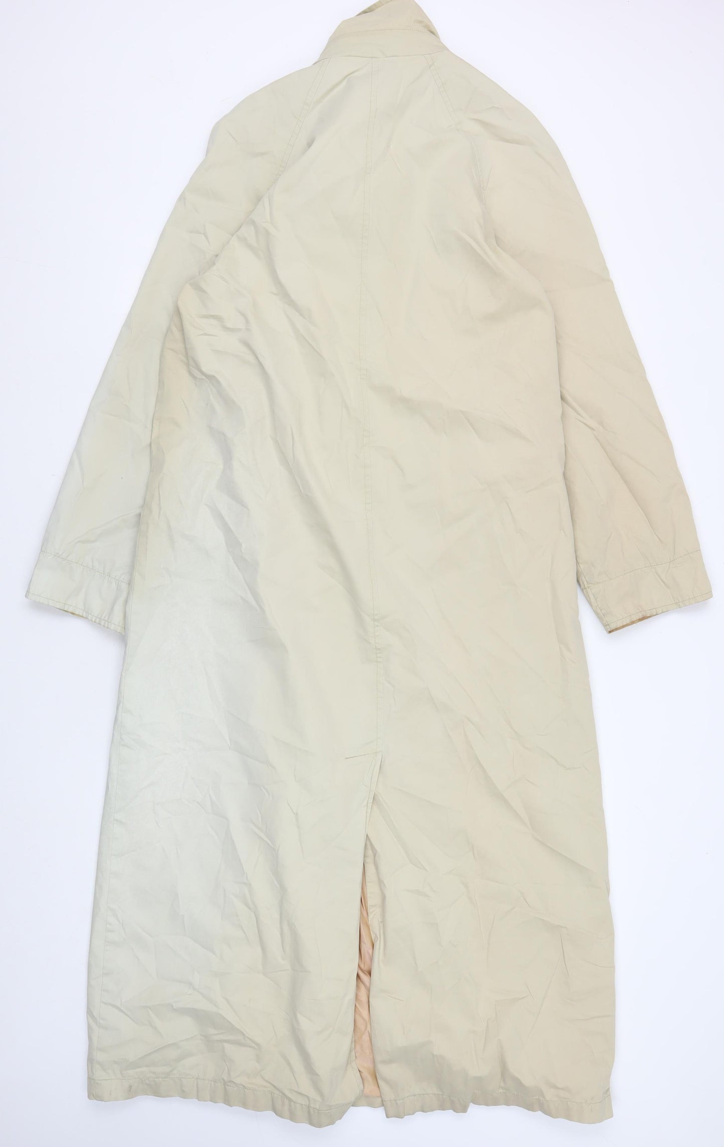 Monsoon Women's Beige Long Trench Coat Size 10