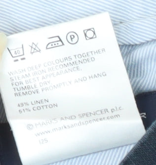 Marks & Spencer Men's Blue 44 Trousers