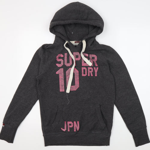 Superdry Women's Grey Hoodie Medium