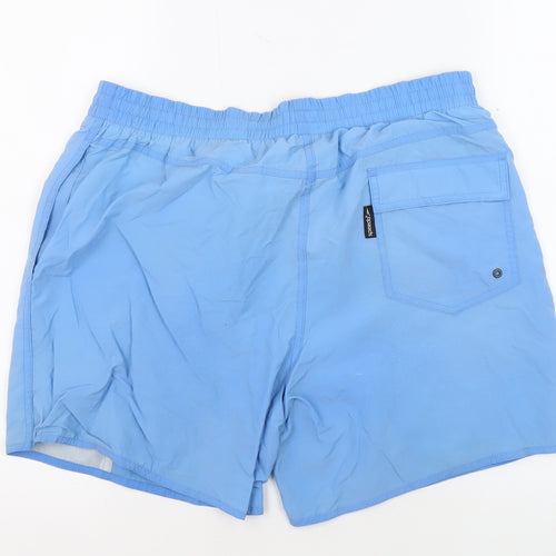 Speedo Men's Blue Swim Shorts M with Back Pocket