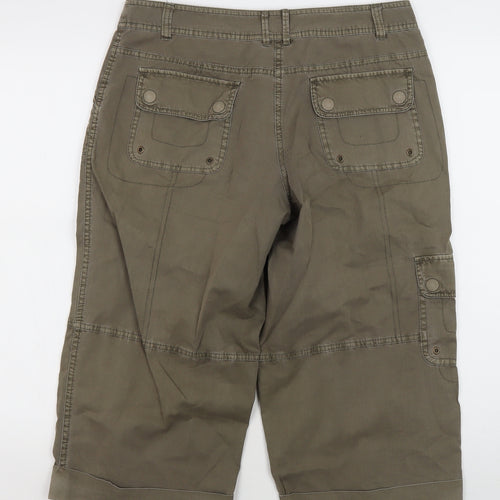 Dorothy Perkins Women's Cargo Trousers 12 Brown