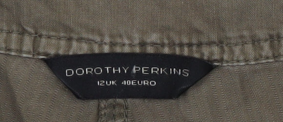 Dorothy Perkins Women's Cargo Trousers 12 Brown