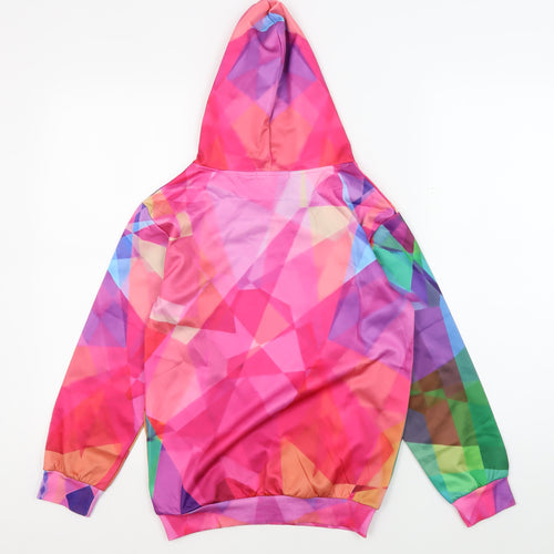 Zhixuan Tong Girls Multicoloured Graphic Pullover Hoodie - 11-12 Years