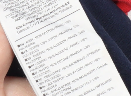 Nike Boys' Multicoloured Crew Neck Pullover T-Shirt