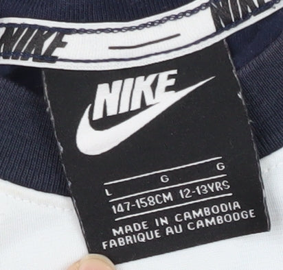 Nike Boys' Multicoloured Crew Neck Pullover T-Shirt