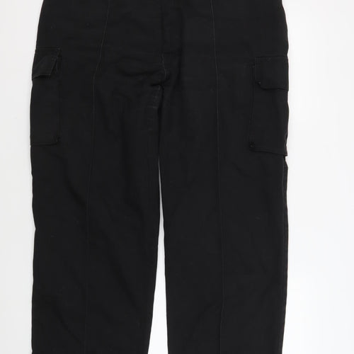 Gear Men's Black Cargo Trousers, Size L, Pockets