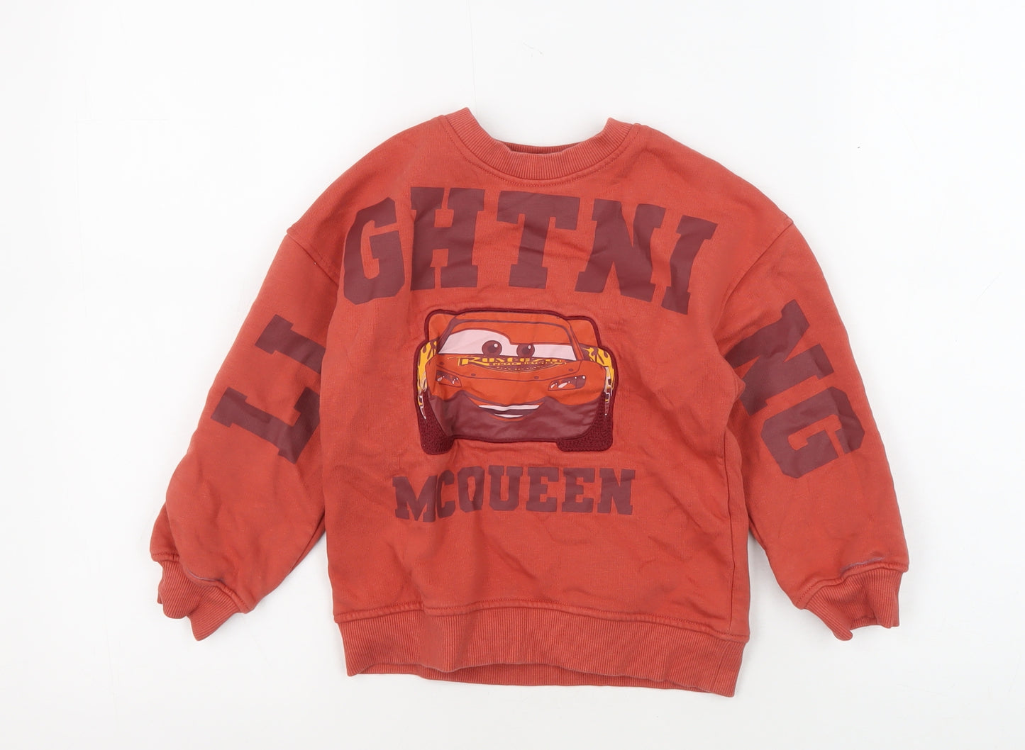 Disney Boys Red Cars Pullover Sweatshirt 3-4 Years