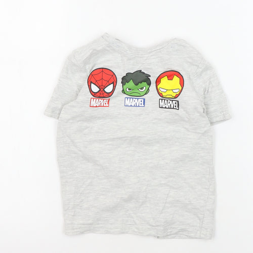 Marvel Boys' Grey T-Shirt 3-4 Years Spider-Man Hulk