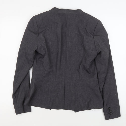 H&M Women's Grey Blazer, Size 10, Regular Fit