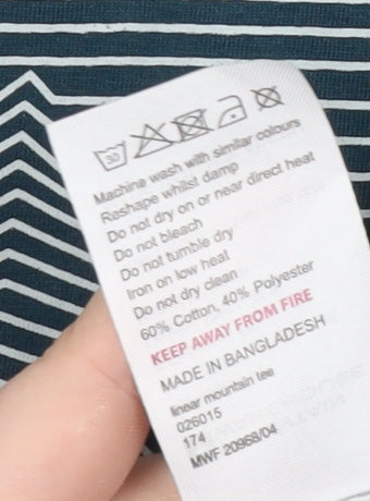 Mountain Warehouse Men's Blue Graphic T-Shirt L