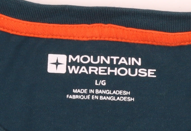 Mountain Warehouse Men's Blue Graphic T-Shirt L