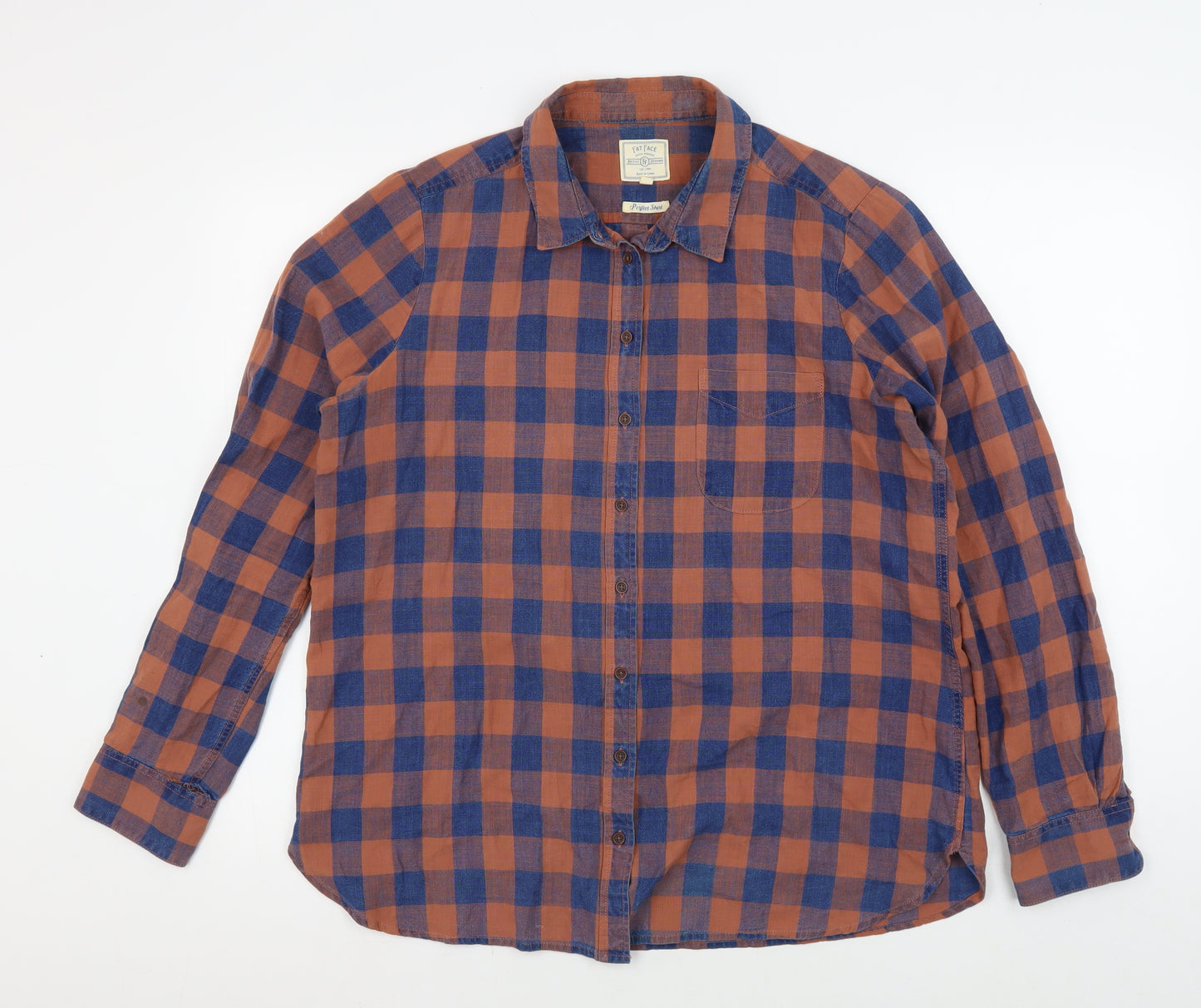 Fat Face Men's Multicoloured Check Casual Shirt, Size 14