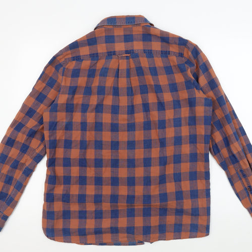 Fat Face Men's Multicoloured Check Casual Shirt, Size 14