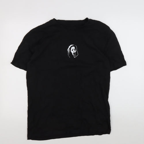 Bioworld Men's Black Scream Ghost Face T-Shirt, Size S