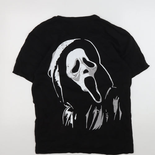 Bioworld Men's Black Scream Ghost Face T-Shirt, Size S