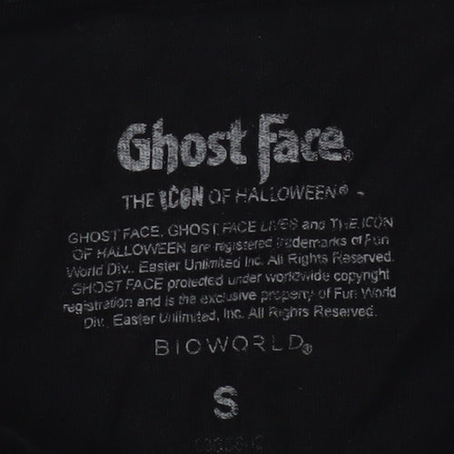 Bioworld Men's Black Scream Ghost Face T-Shirt, Size S