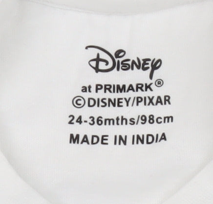 Disney at Primark Unisex White Toy Story T-Shirt 24 Months