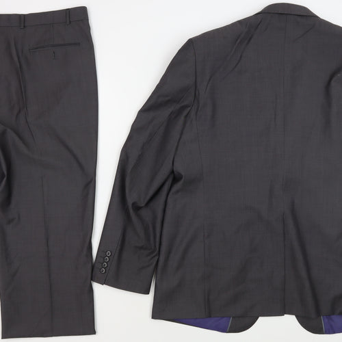 Marks and Spencer Men's Grey 2 Piece Suit 46R/40W/33L