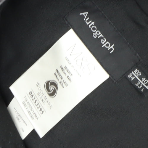 Marks and Spencer Men's Grey 2 Piece Suit 46R/40W/33L