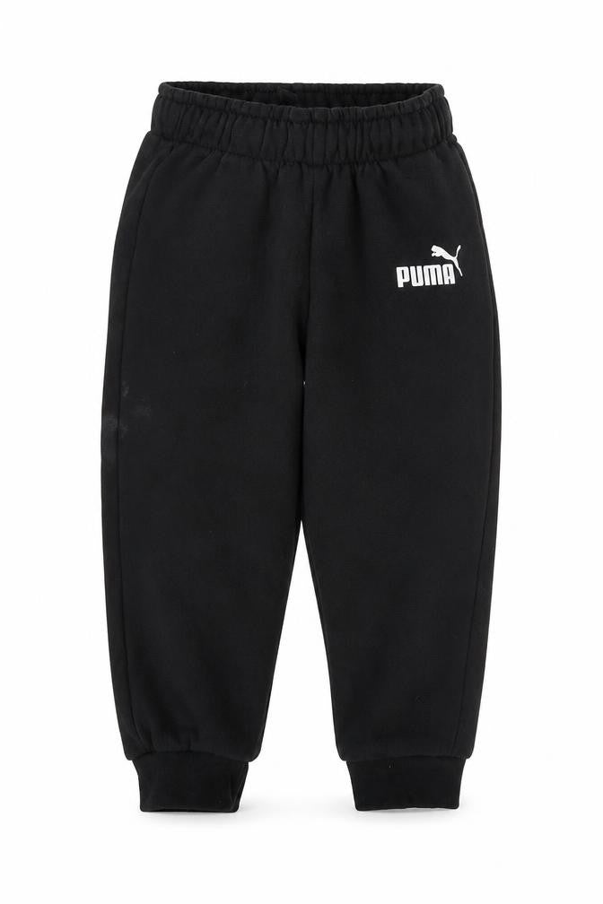 Puma Boys Black Jogger Trousers S - Activewear Cotton Blend