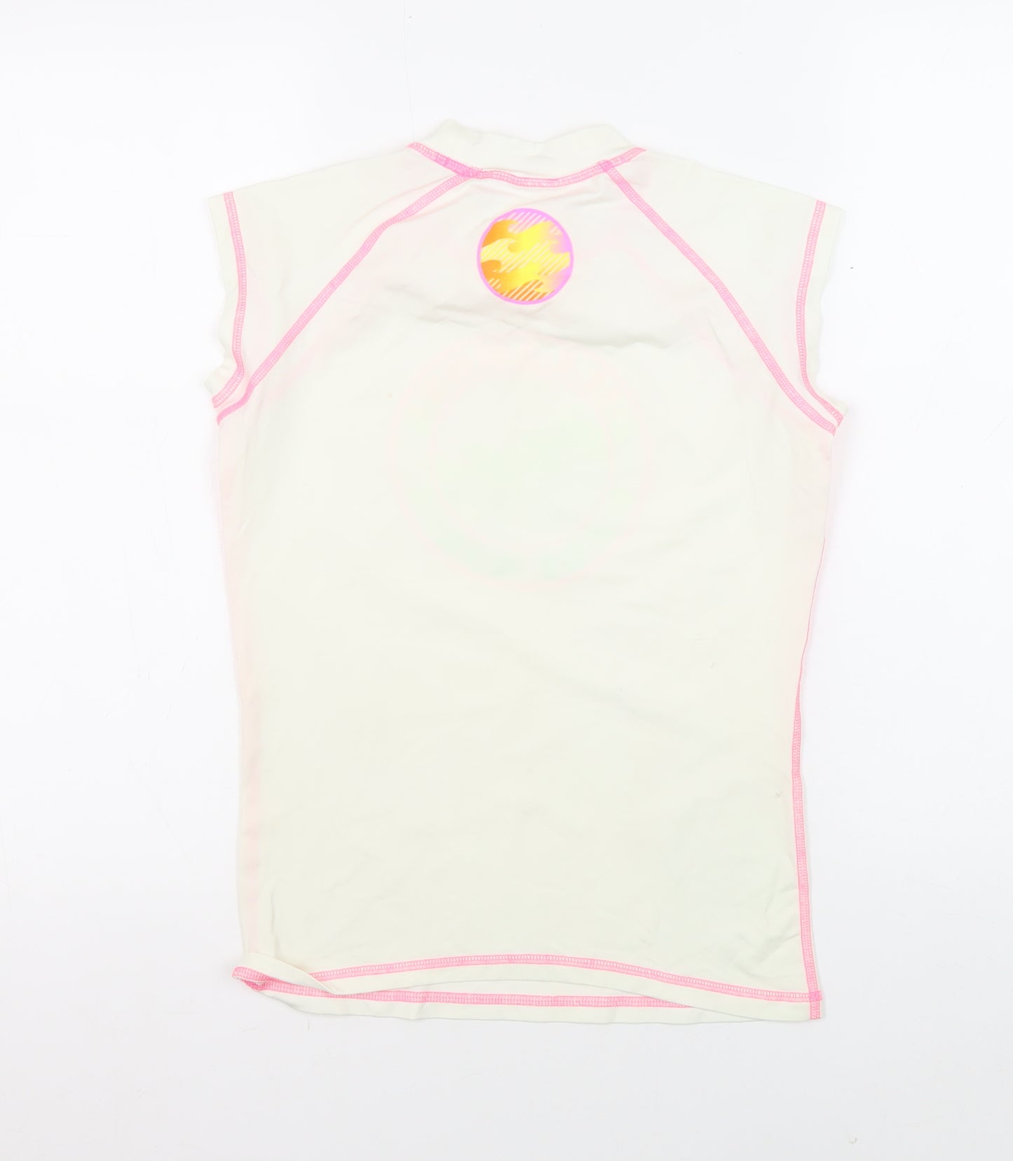 Billabong Women's White Surf Top M Slim Pullover