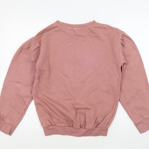 Next Girls Pink Sequin Pullover Sweatshirt - 14 Years