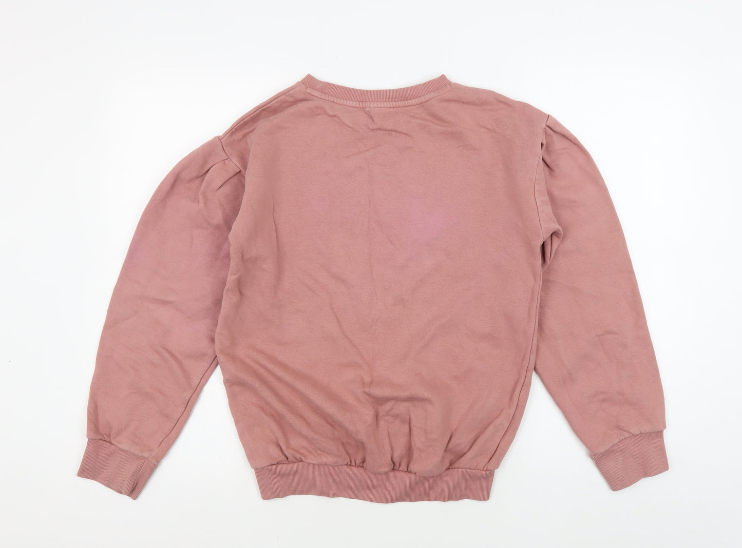 Next Girls Pink Sequin Pullover Sweatshirt - 14 Years